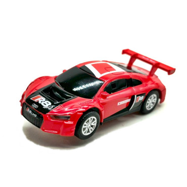 CARRO PARA AUTORAMA CALIFORNIA RACERS MR-02L AUDI R8 VERMELHO 1/64 CALIFORNIA TOYS MR-C67